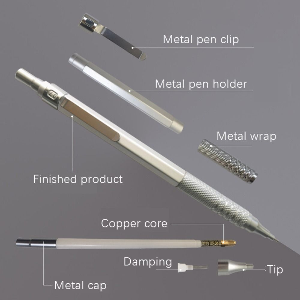 Mechanical Pencil 0.3 - Creative Metal Mechanical Pencil Stationery Low