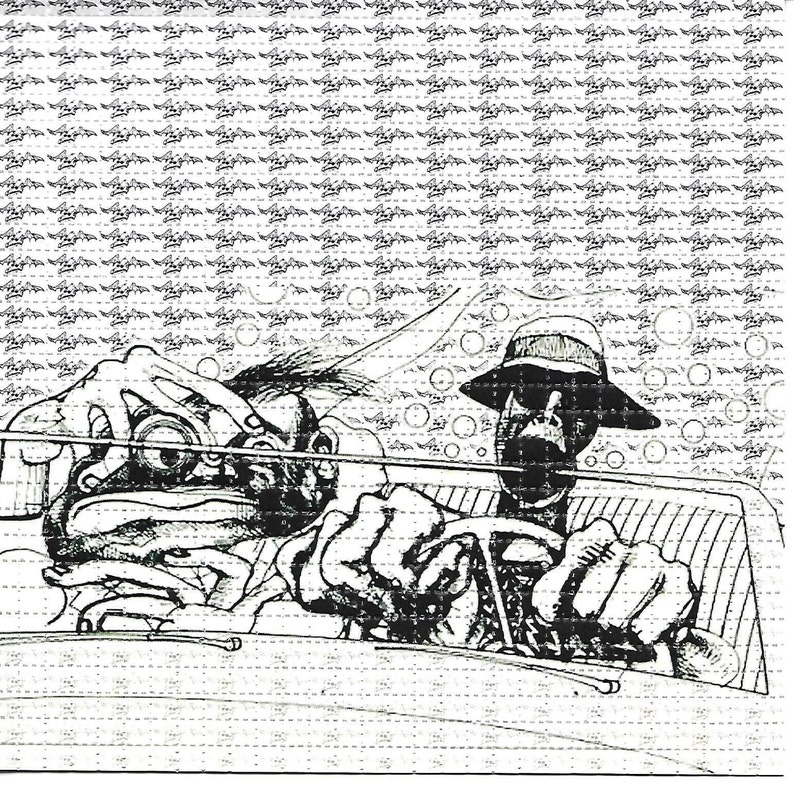 Ink Blotter Paper - Hunter In Vegas Psychedelic LSD/Acid Free