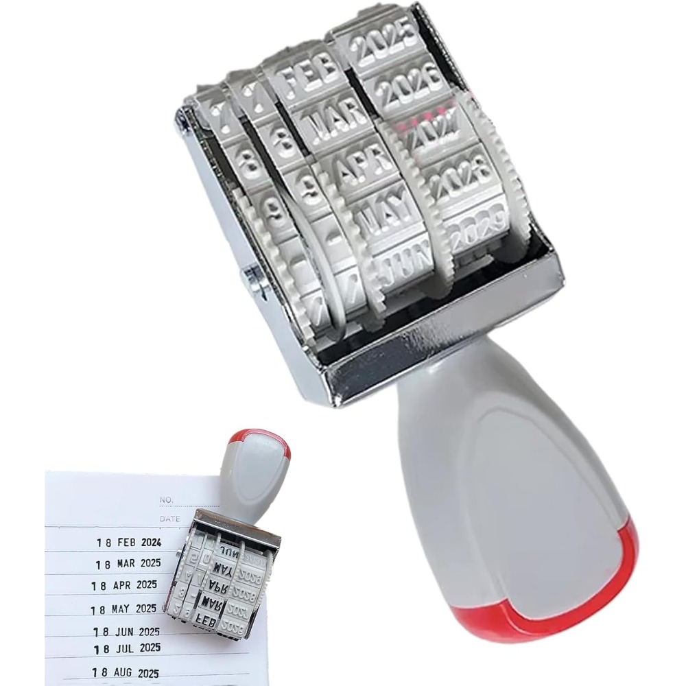 Rubber Date Stamp - DIY Rotating Date & Number Roller