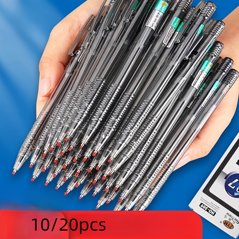 Gel Refill Pack - 10/20 Pack Minimalist Retractable Ballpoint Pens,
