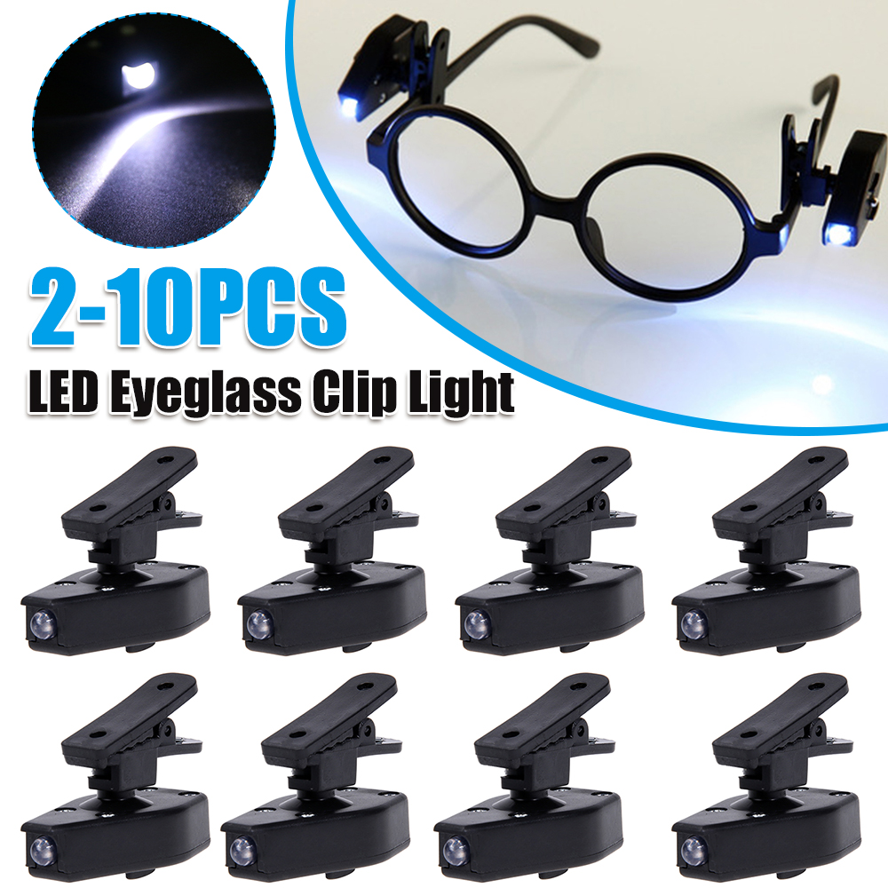 Book Weight Glass - Adjustable Mini Reading Light Lamp LED