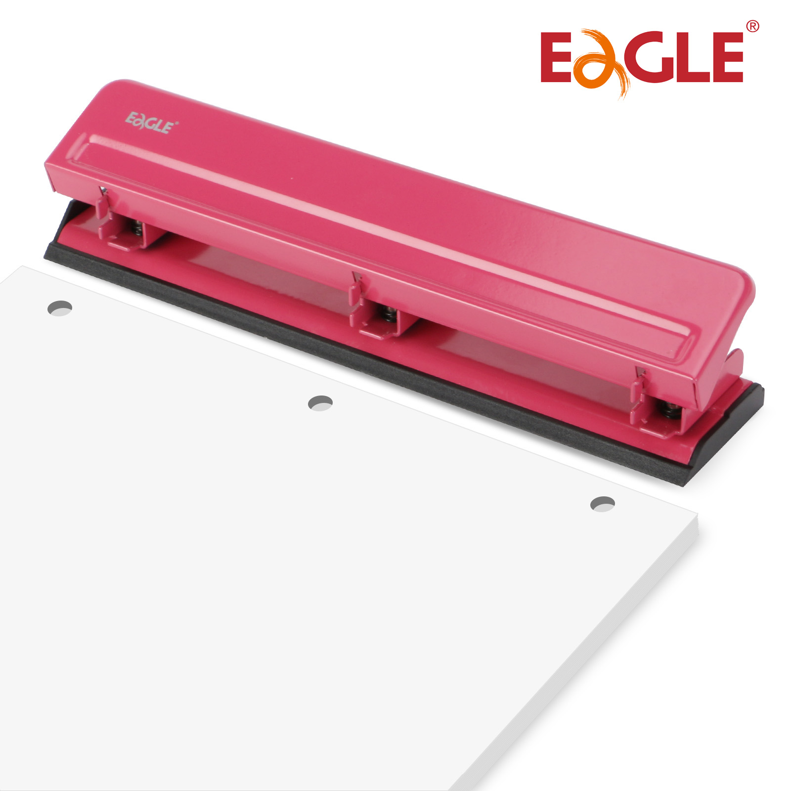 Binder A4 Lever - EAGLE 3-Hole Puncher for A4 Paper,