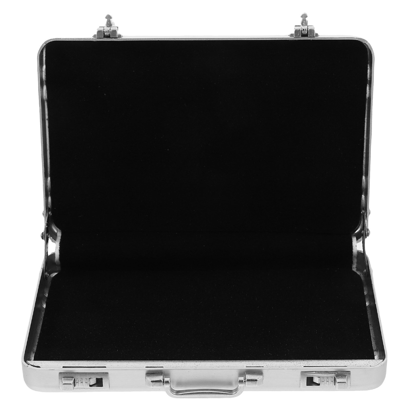 Card Index Box - Slim Sturdy Aluminum Alloy Card Box