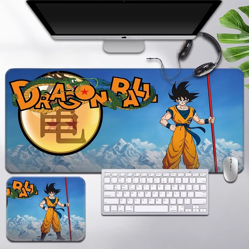 Cartoon HD Print Dragon Ball L - Leather Desk Pad 评论和价格