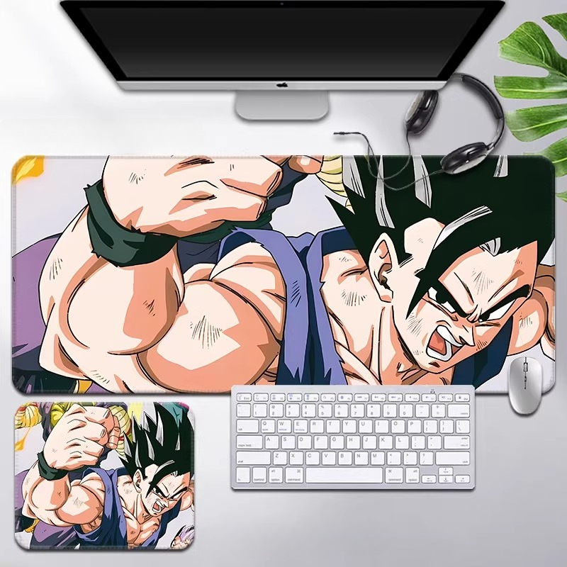 Cartoon HD Print Dragon Ball L - Leather Desk Pad 评论和价格