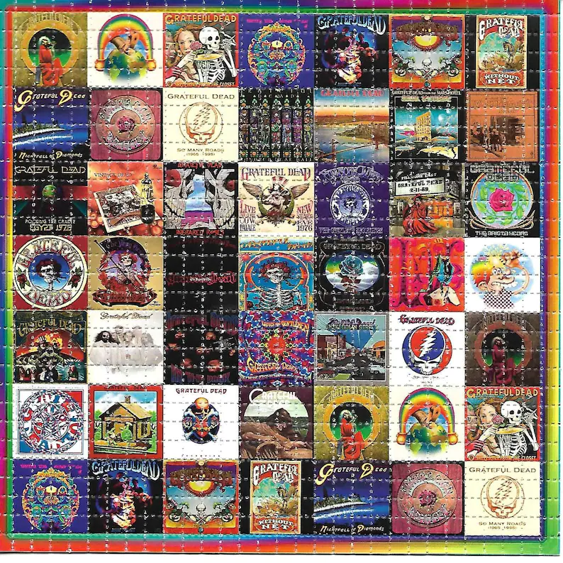 60s Album Psychedelic LSD/Acid - Ink Blotter Paper 评论和价格