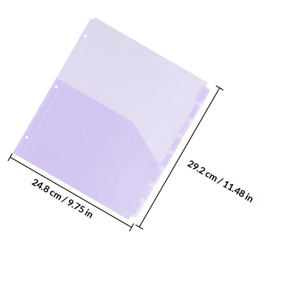 2Sets A4 PP Plastic Binder Div - Tab Divider A4 评论和价格