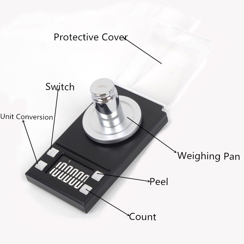 20/50/100g 0.001g Digital Jewe - Tape Dispenser Weighted 评论和价格
