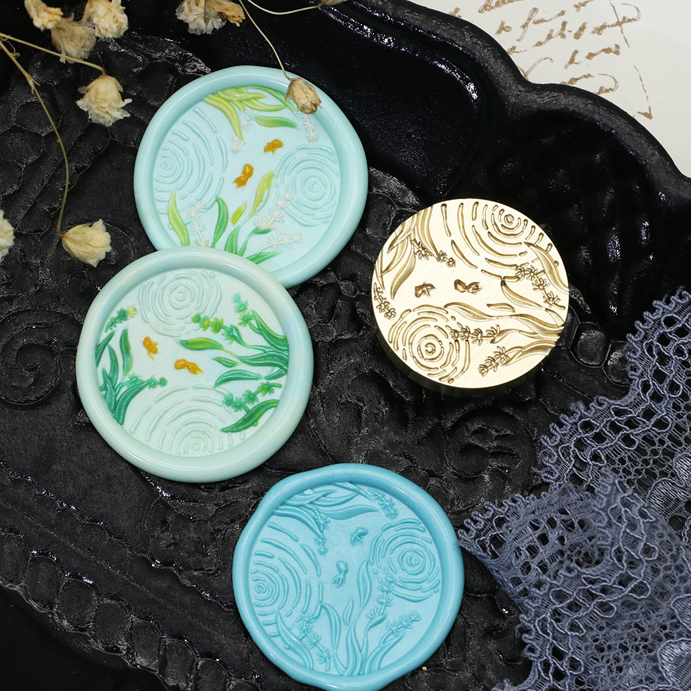 25MM Flowers Wax Seal Stamp Re - Wax Seal Stamp Set 评论和价格