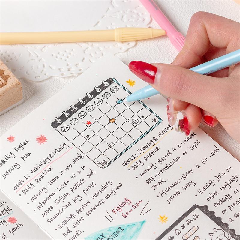 Cute Cat Wooden Rubber Stamp M - Rubber Date Stamp 评论和价格