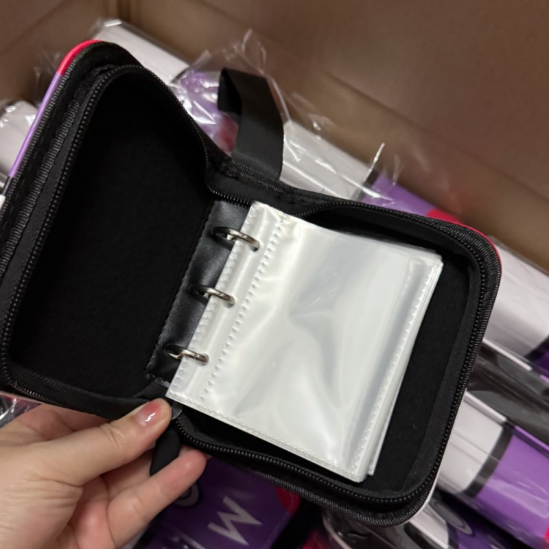 Zipper Card Binder 9 Pocket Si - Card Index Box 评论和价格