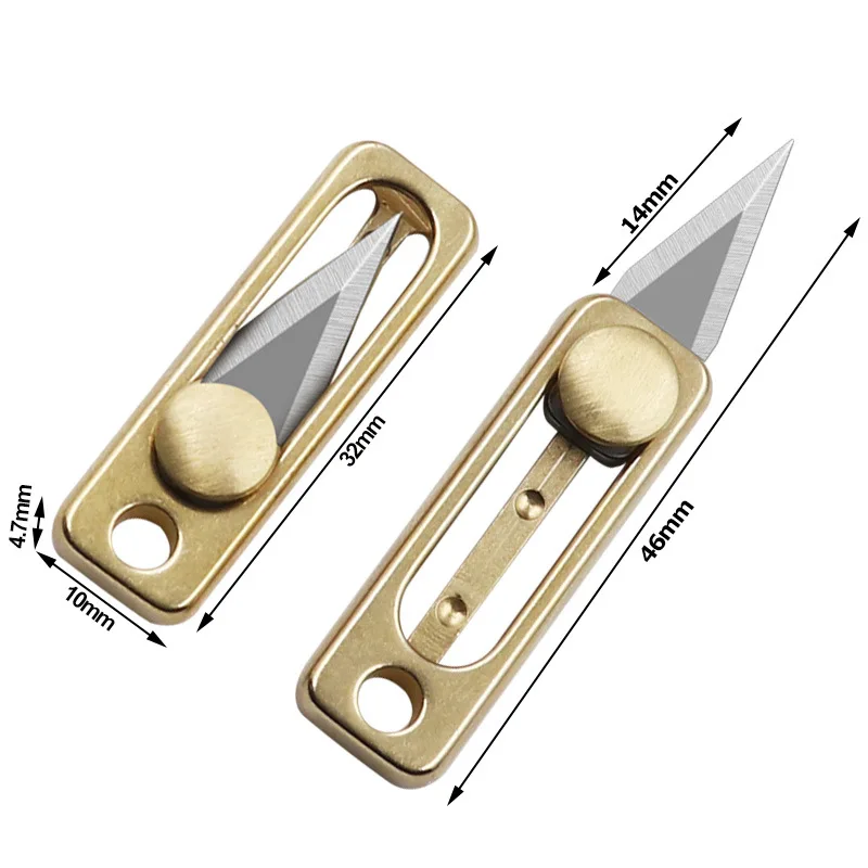 Mini Brass Stainless Steel Kni - Letter Opener Brass 评论和价格