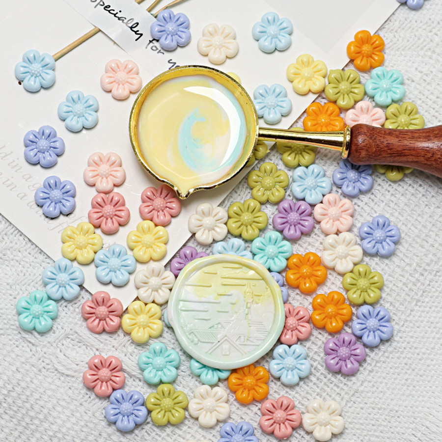 150Pcs/bag Flower-Shaped Seali - Wax Seal Stamp Set 评论和价格