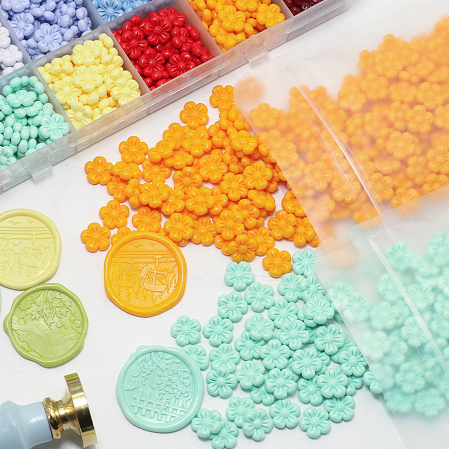 150Pcs/bag Flower-Shaped Seali - Wax Seal Stamp Set 评论和价格