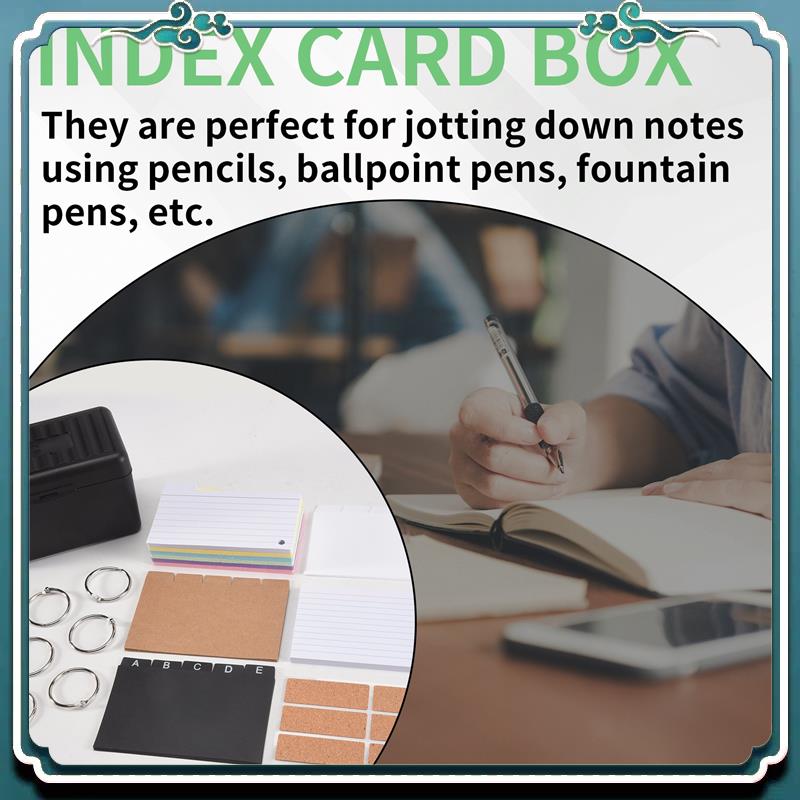 Index Card Holder Set,Index Bo - Card Index Box 评论和价格