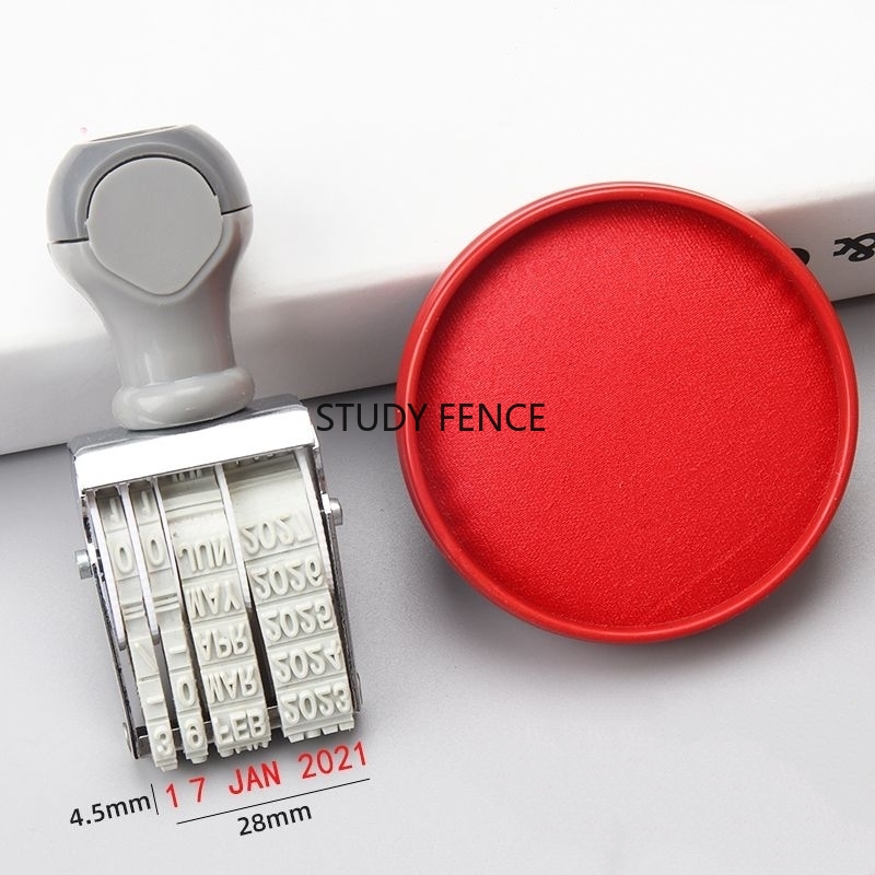 Portable English Date Stamp fo - Rubber Date Stamp 评论和价格
