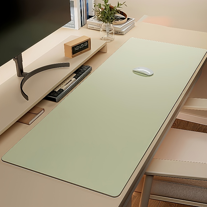 1PCS Large PU Leather Mouse Ma - Leather Desk Pad 评论和价格