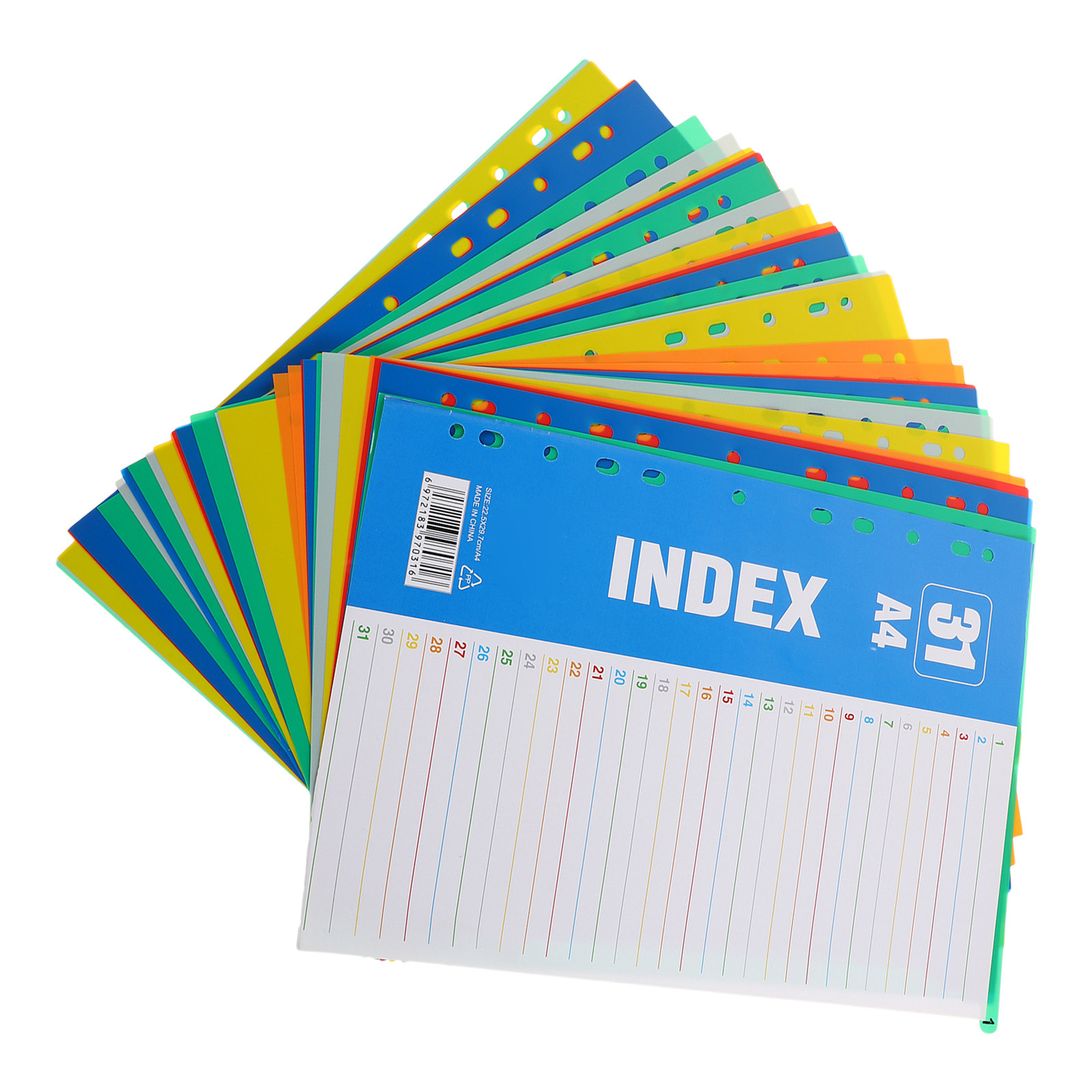 1Set Dividers A4 11-Hole Binde - Tab Divider A4 评论和价格