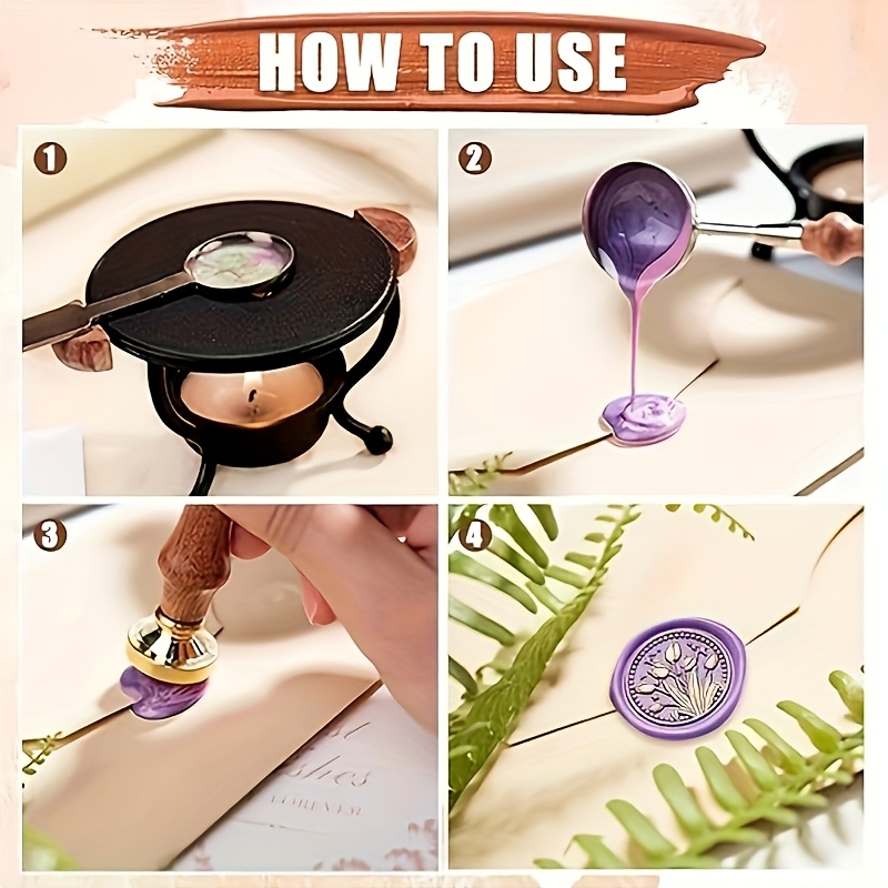 21pc wax stamp set with variou - Wax Seal Stamp Set 评论和价格