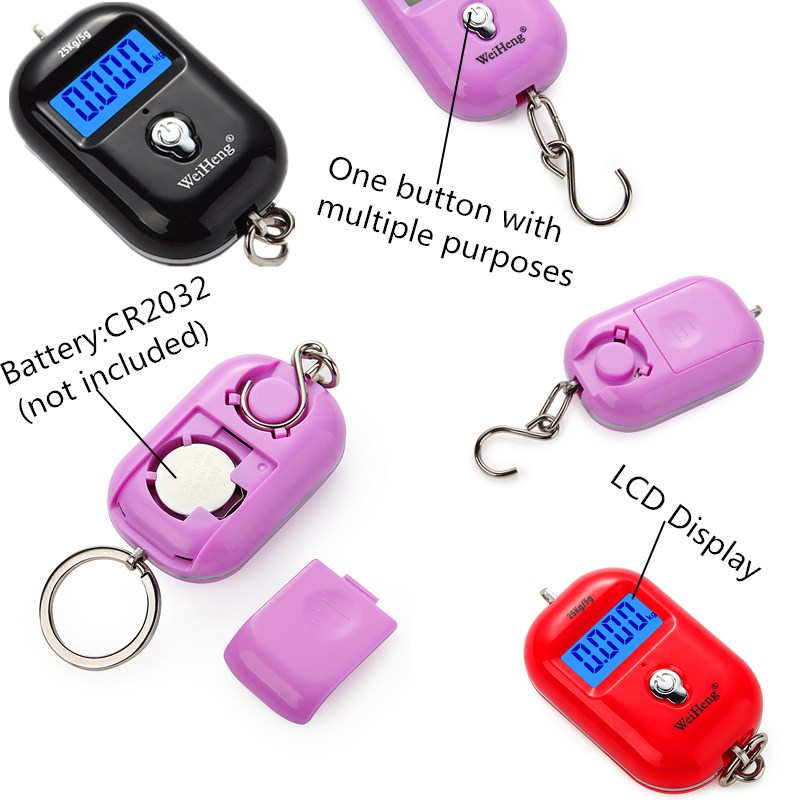 25kg/5g Mini Hook Scale Digita - Tape Dispenser Weighted 评论和价格