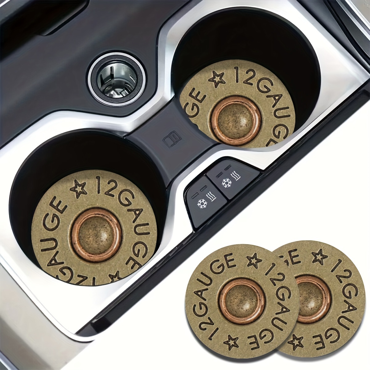 2-Pack Bullet-Shaped Design Ca - Leather Desk Pad 评论和价格