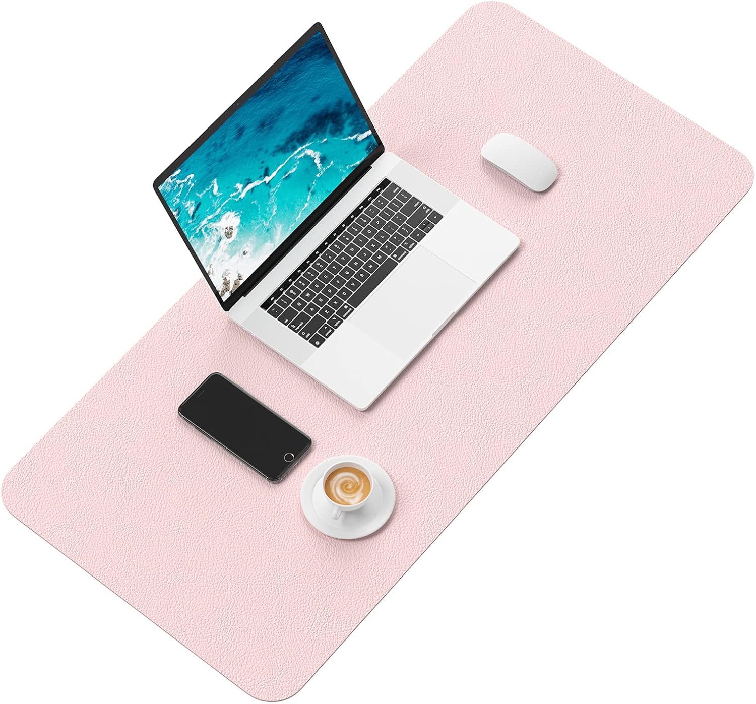 30x14 Inch PU Leather Desk Pad - Leather Desk Pad 评论和价格
