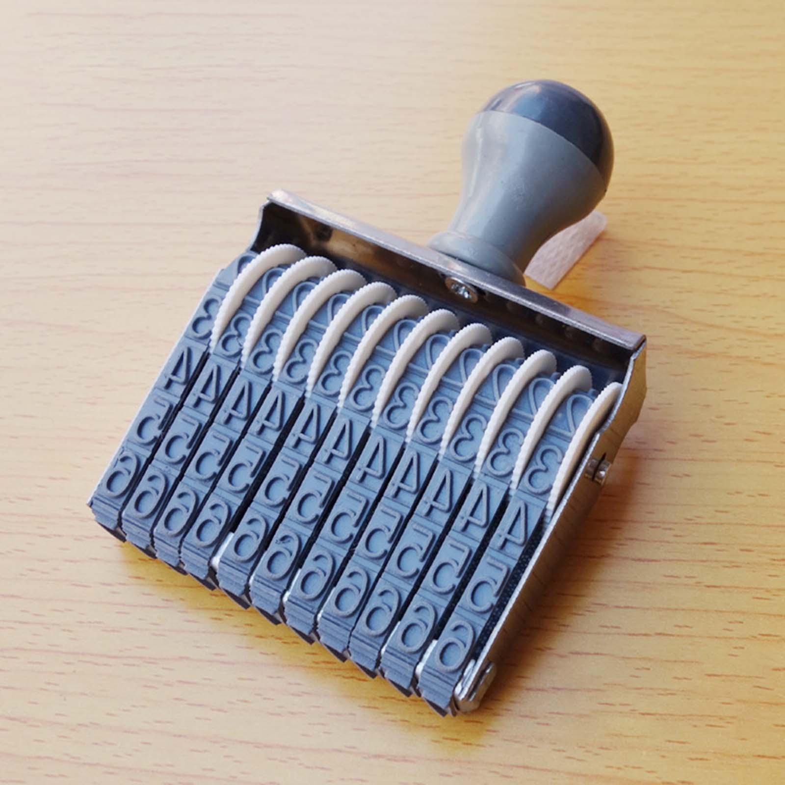 Rubber Number Stamp Roller Sta - Rubber Date Stamp 评论和价格