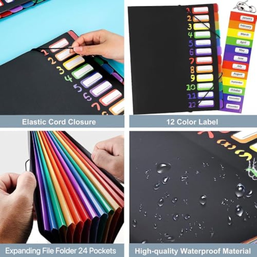 Edufun Rainbow Tab Expanding F - Tab Divider A4 评论和价格