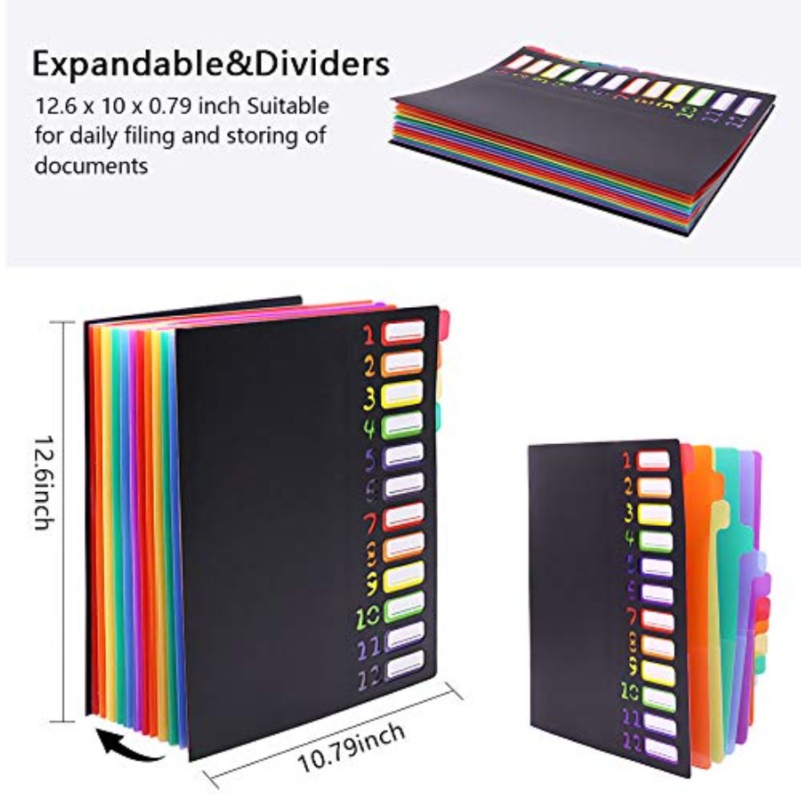 Edufun Rainbow Tab Expanding F - Tab Divider A4 评论和价格