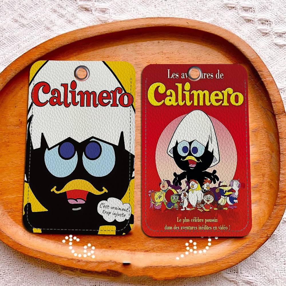 Cartoon C-Calimero 1Pc PU Leat - Card Index Box 评论和价格