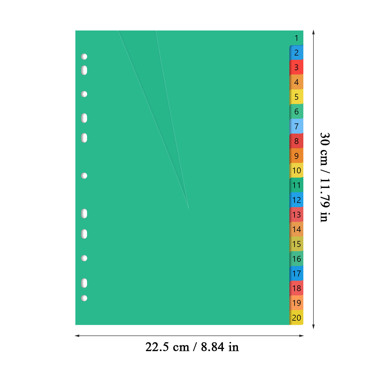 A4 Colorful Plastic Tab Divide - Tab Divider A4 评论和价格