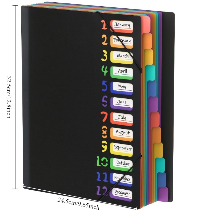 1Pc Black/White Cover Multi-La - Tab Divider A4 评论和价格