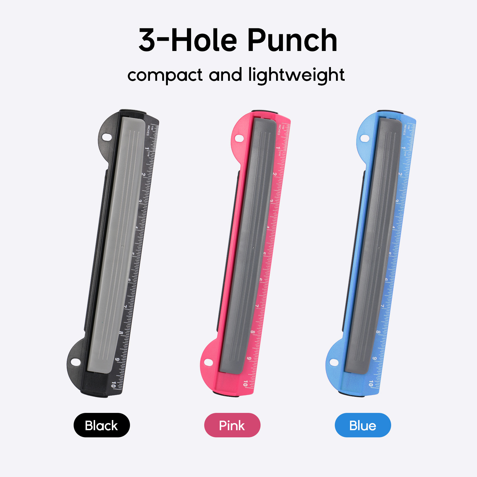 EAGLE 3-Hole Punch for A4/Lett - Binder A4 Lever 评论和价格