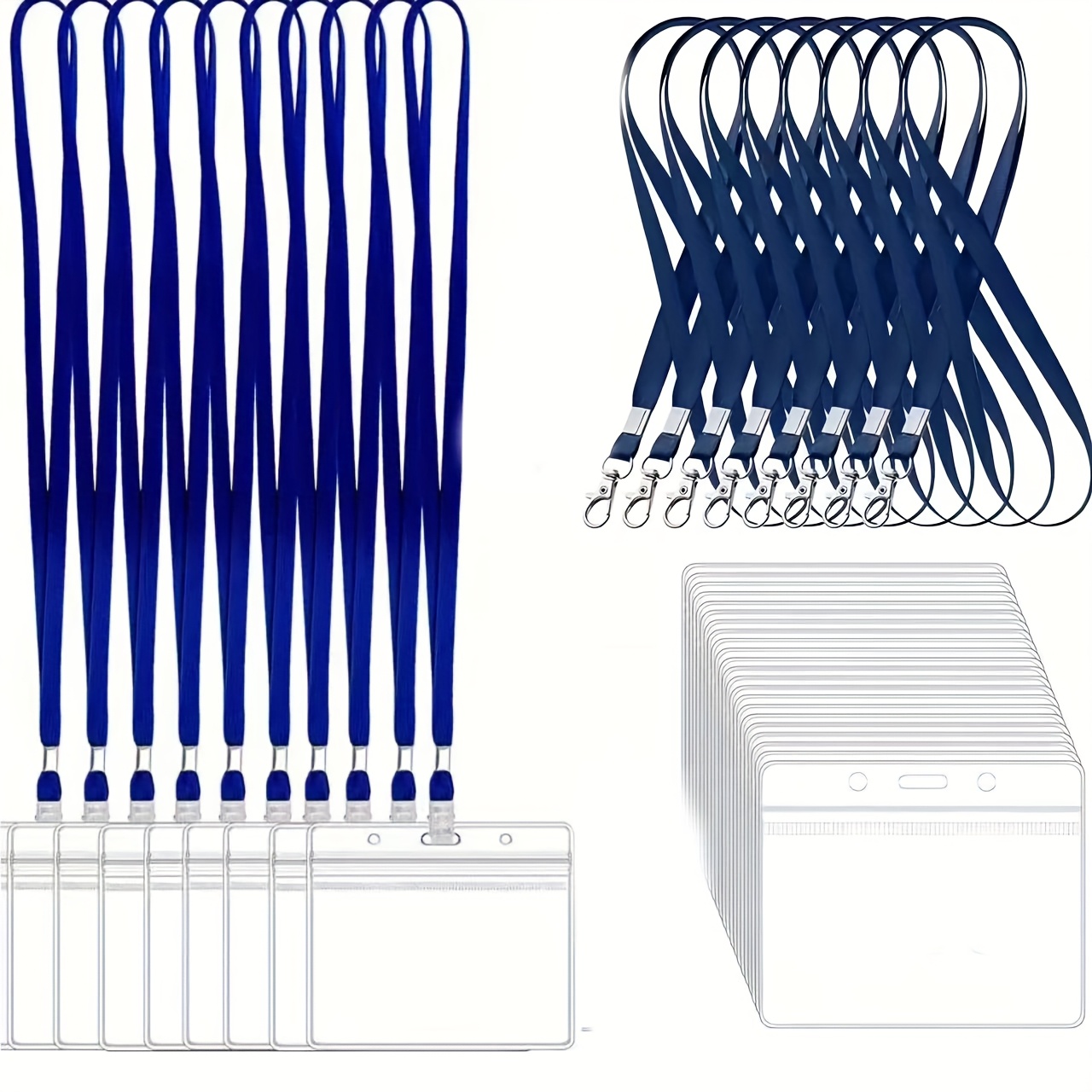 10 sets Transparent PVC ID Car - Index Card Holder 评论和价格