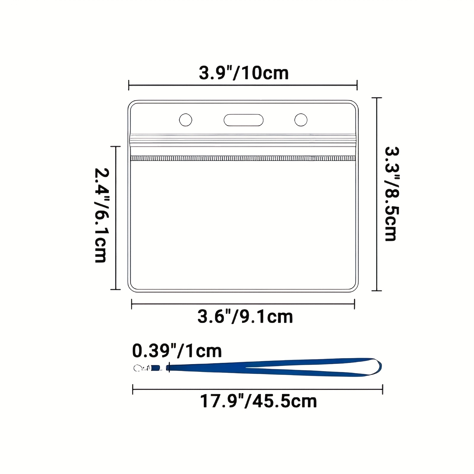 10 sets Transparent PVC ID Car - Index Card Holder 评论和价格
