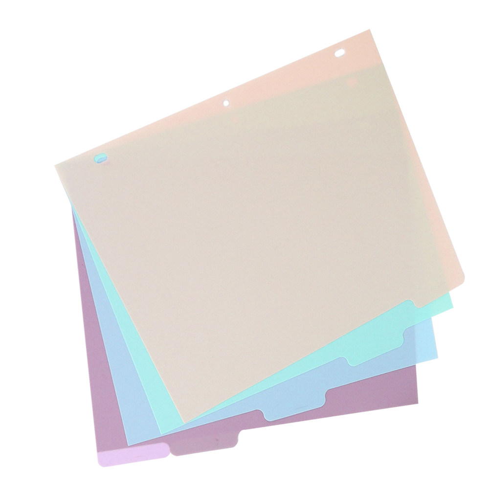 1Set Binder Dividers A4 Froste - Tab Divider A4 评论和价格