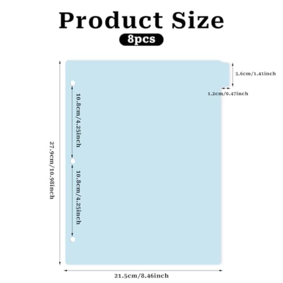3 Ring Binder Dividers with 8- - Tab Divider A4 评论和价格