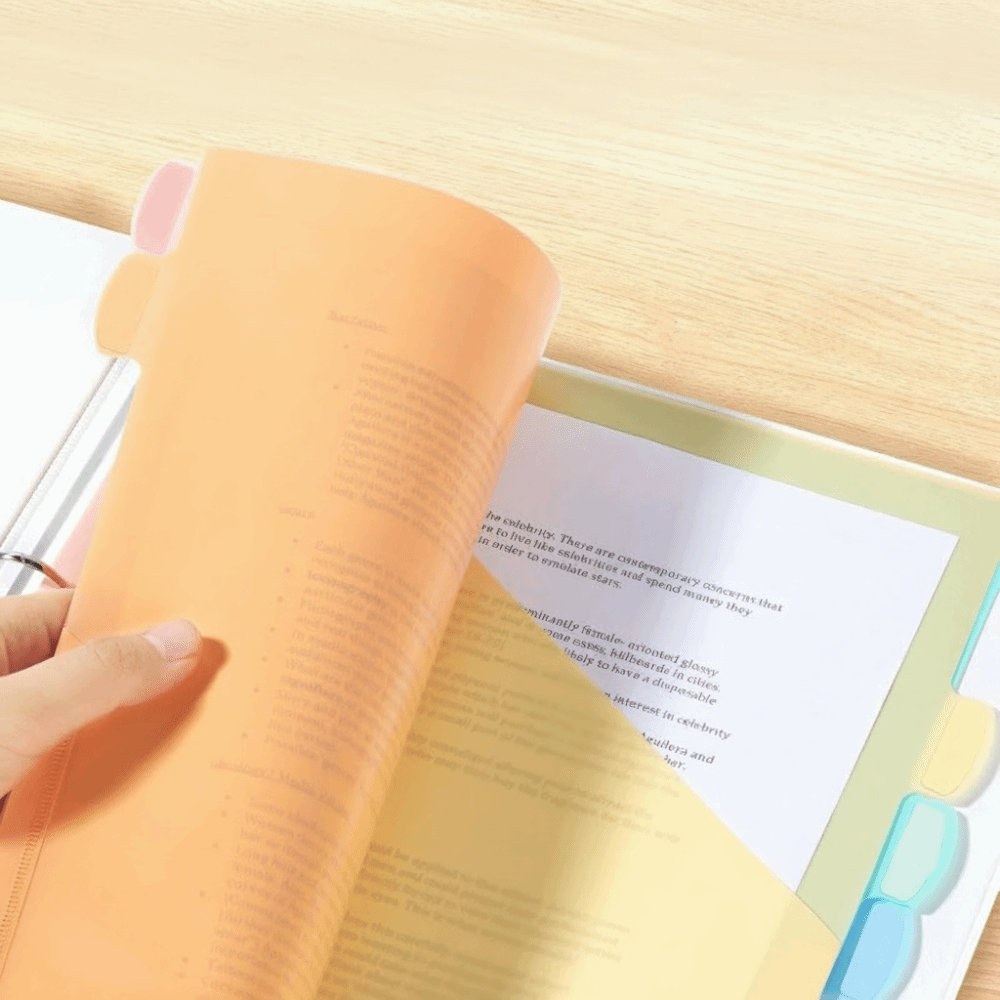 8 pcs A4 Pastel Binder Divider - Tab Divider A4 评论和价格