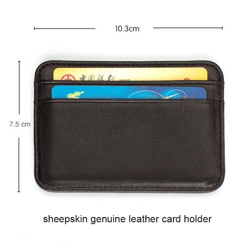 Genuine Leather Visit Card Hol - Index Card Holder 评论和价格