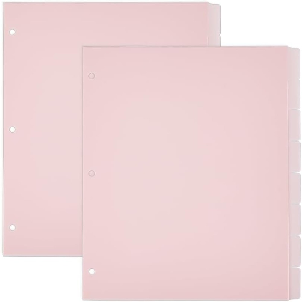 16 Sheets 3 Ring A4 Pink Binde - Tab Divider A4 评论和价格