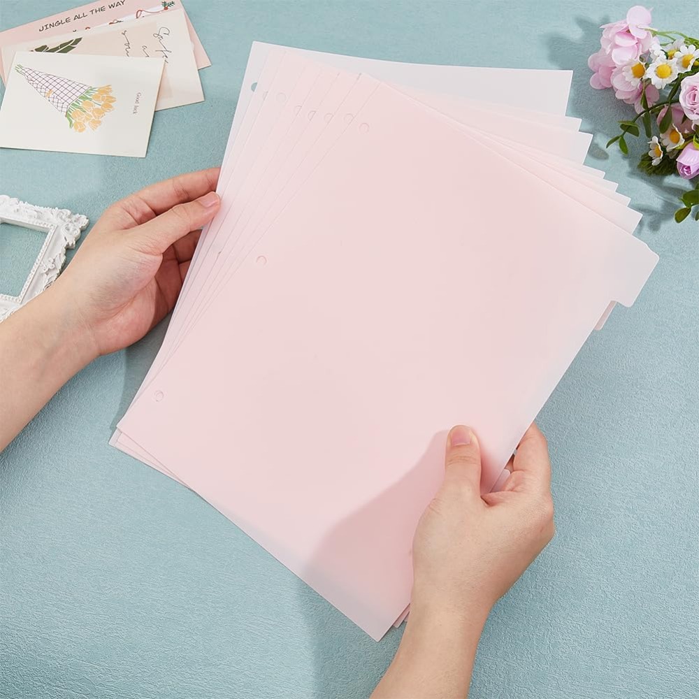 16 Sheets 3 Ring A4 Pink Binde - Tab Divider A4 评论和价格