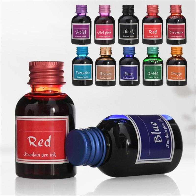 10 Colors 1 Bottle Pure Colorf - Fountain Pen Bottled Ink 评论和价格