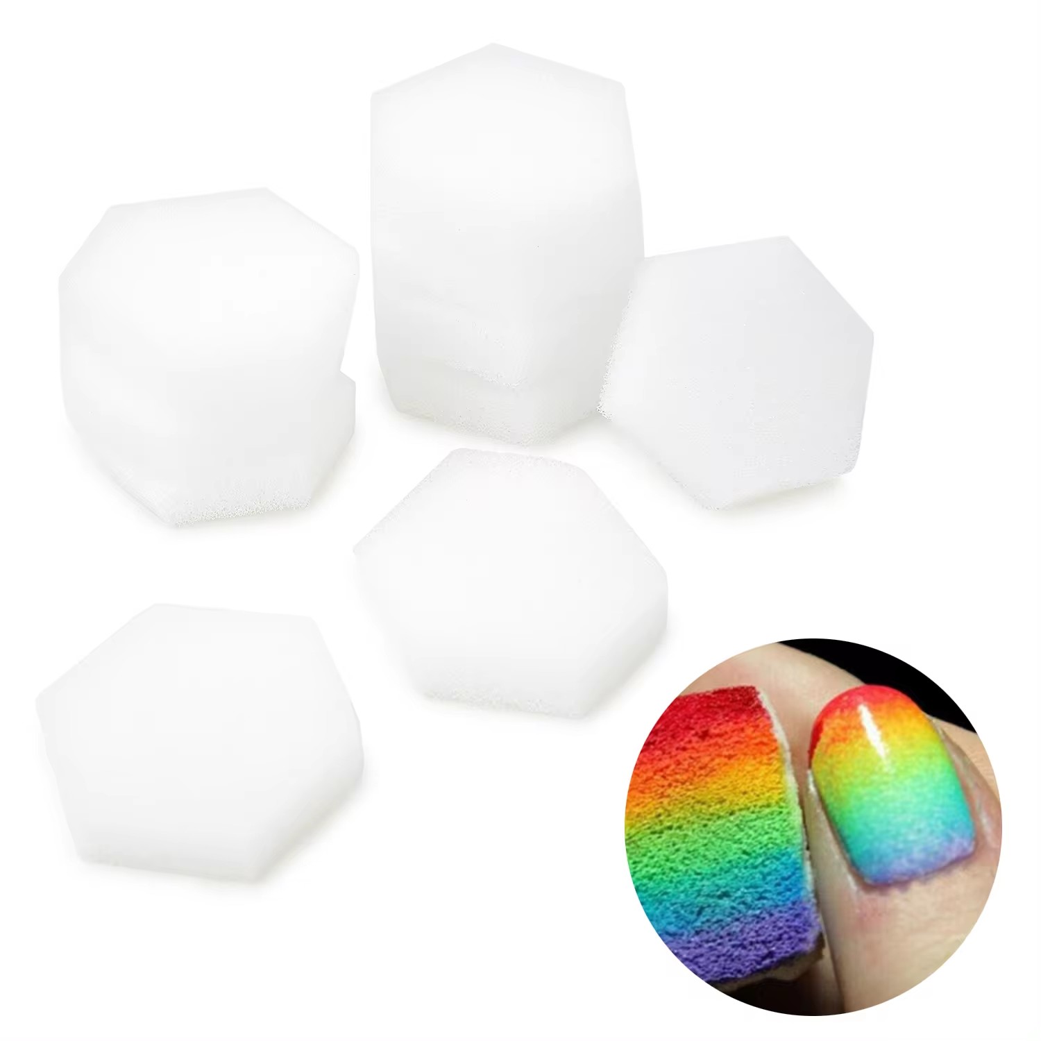 80Pcs Hexagon Soft Sponges, Li - Gel Refill Pack 评论和价格