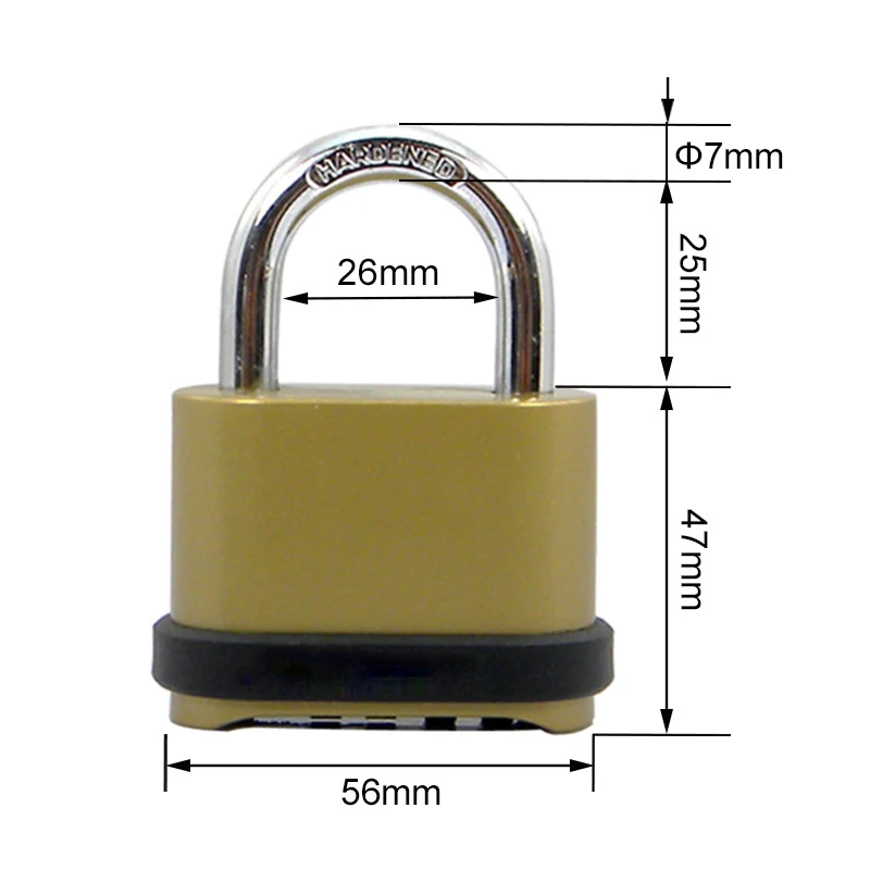 Outdoor Lock No Key 4 Digit Co - Letter Opener Brass 评论和价格