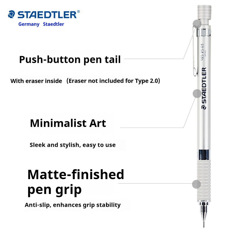 Staedtler 925 Full Metal Draft - Mechanical Pencil 0.3 评论和价格