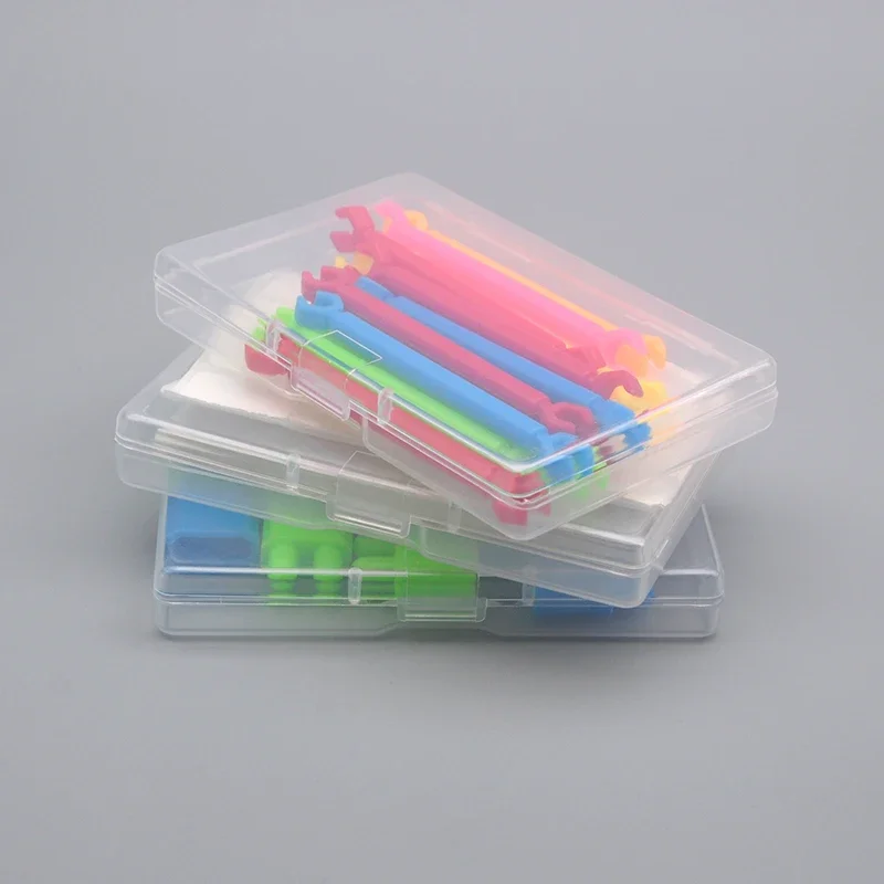 5 transparent plastic storage  - Card Index Box 评论和价格