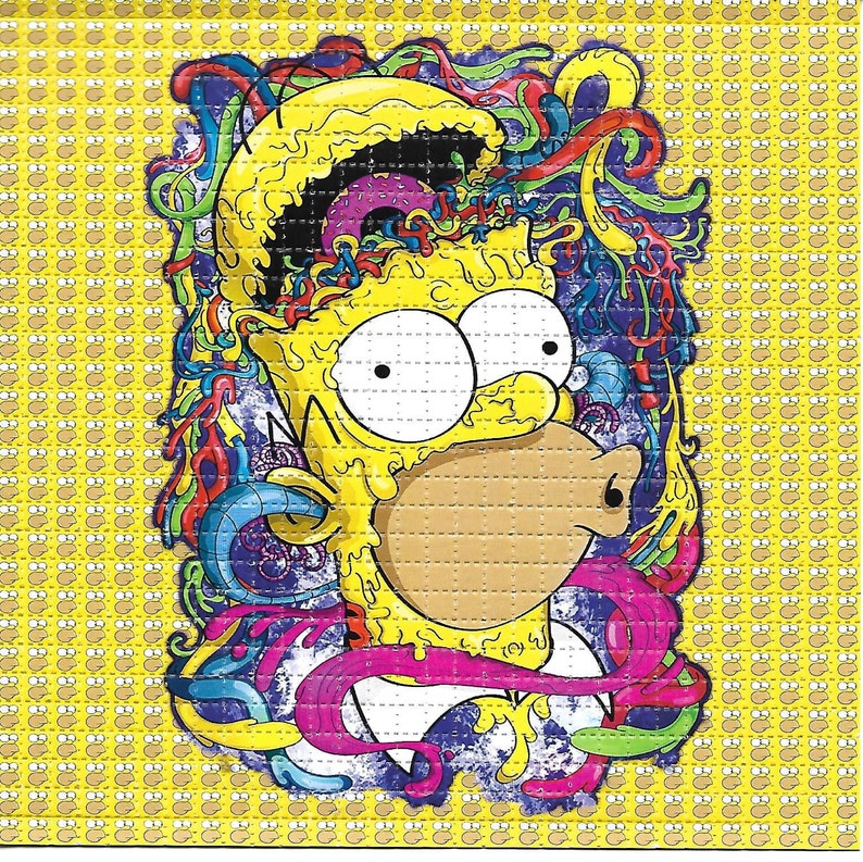 Mind blown Psychedelic Acid-Fr - Ink Blotter Paper 评论和价格