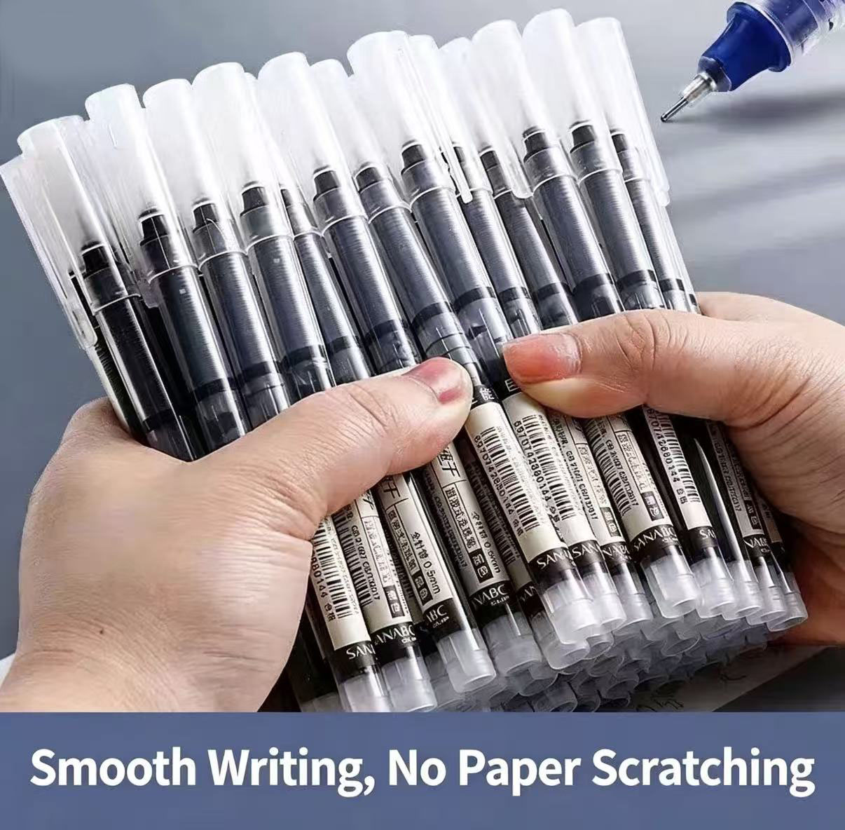 6 Pack Click Gel Pens 0.5mm Bl - Gel Refill Pack 评论和价格