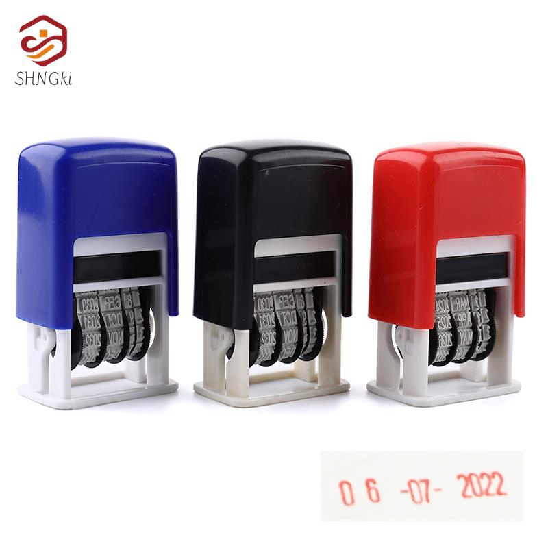 1Pcs Cute Date Stamp In Englis - Rubber Date Stamp 评论和价格