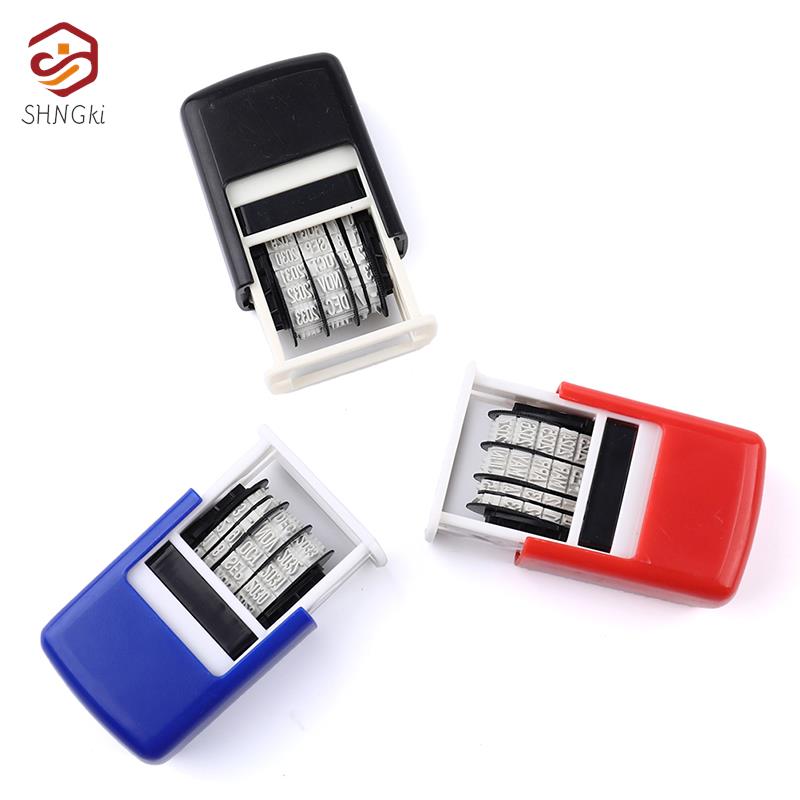 1Pcs Cute Date Stamp In Englis - Rubber Date Stamp 评论和价格